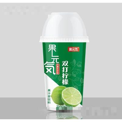 果元気雙打檸檬果汁茶飲料420ml
