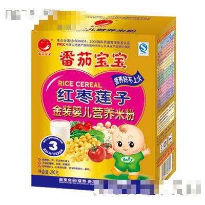 番茄寶寶紅棗蓮子金裝嬰兒營養(yǎng)米粉280g