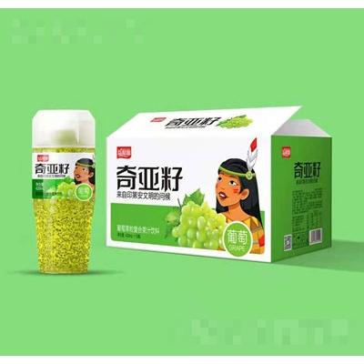 益和源奇亞籽葡萄果粒復合果汁飲料