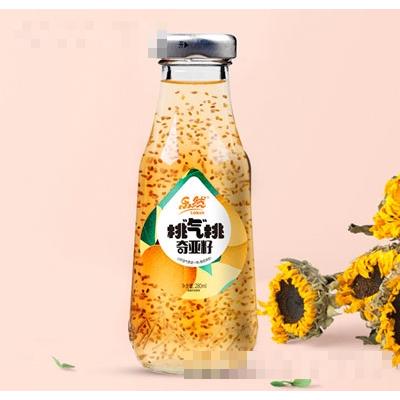 樂(lè)然奇亞籽黃桃汁復(fù)合果汁飲料280ml