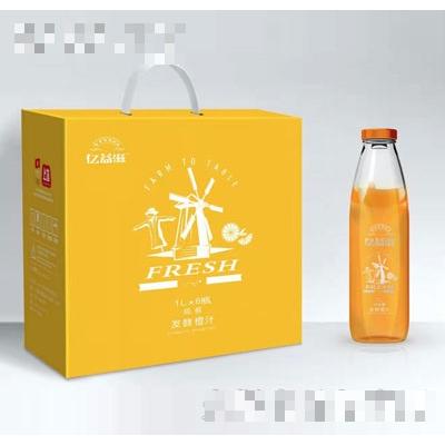 億益滋發(fā)酵橙汁1LX6