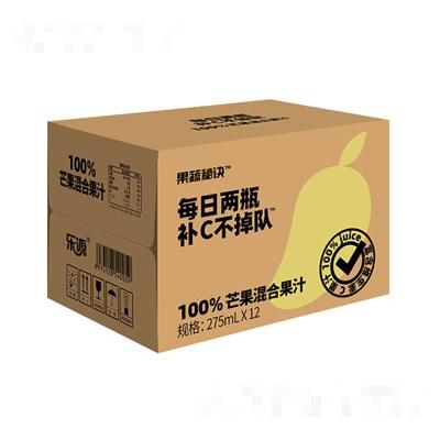 果秘秘訣芒果混合果汁275mlX12