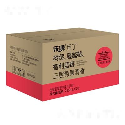 樂源壹品樹莓藍(lán)莓混合果汁255mlX20瓶