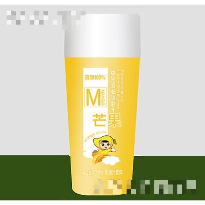 宜泉果蔬汁飲料益生菌發(fā)酵果汁芒果味430ml