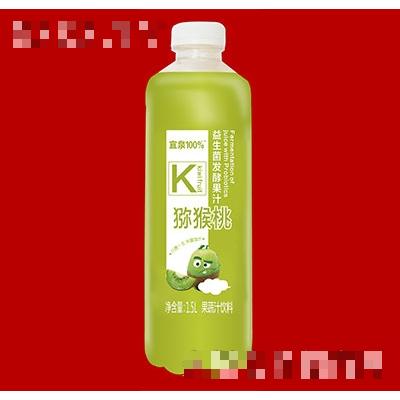 宜泉果蔬汁飲料益生菌發(fā)酵果汁獼猴桃味1.5L