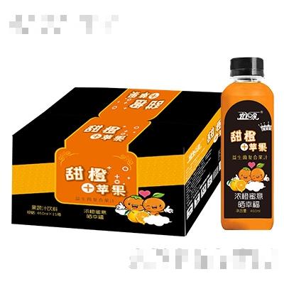 宜泉甜橙+蘋果益生菌復(fù)合果蔬汁450mlx15瓶