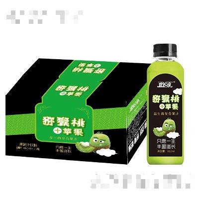 宜泉獼猴桃+蘋果益生菌復(fù)合果蔬汁450mlx15瓶