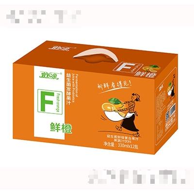 宜泉益生菌鮮橙復(fù)合果汁飲料330mlx12瓶