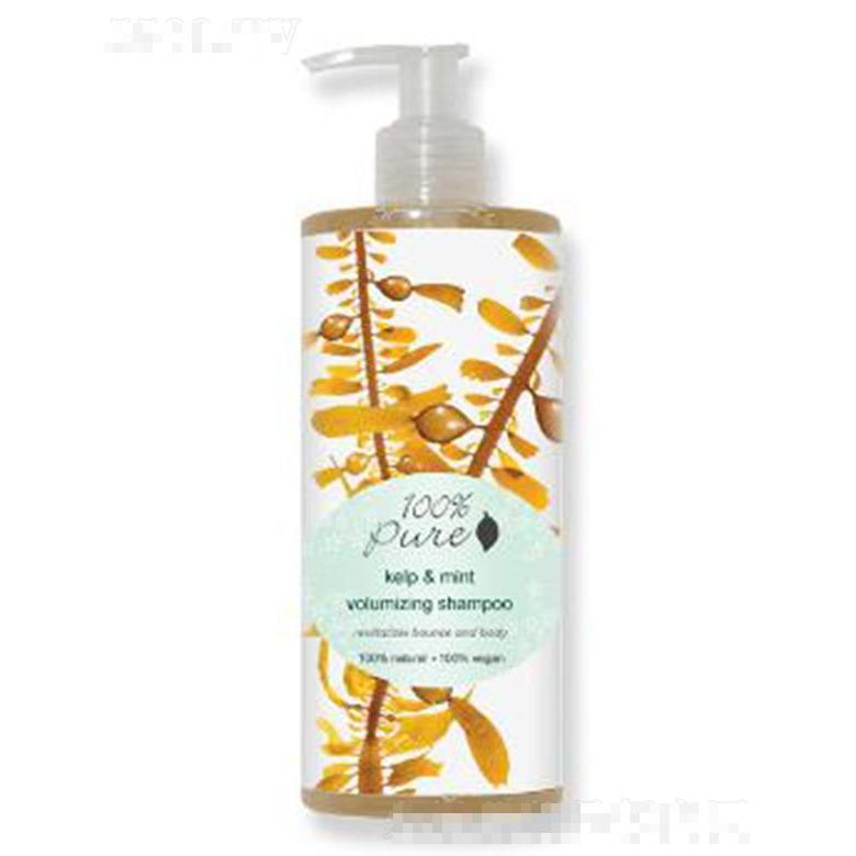 Pure墨角藻+薄荷豐盈洗發(fā)露 390ml幫助頭皮減輕負擔(dān)