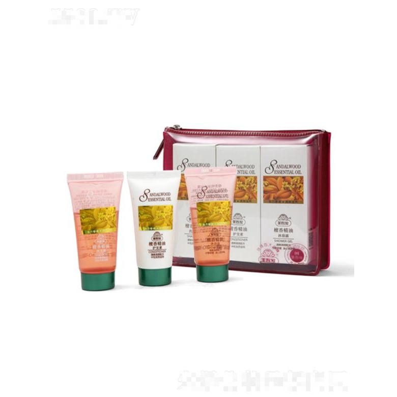 美吾發(fā)檀香精油洗護沐化妝包套裝 30ml*3透明純凈不殘留