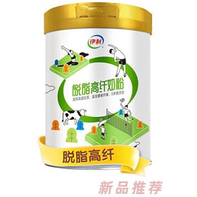 伊利脫脂高纖奶粉