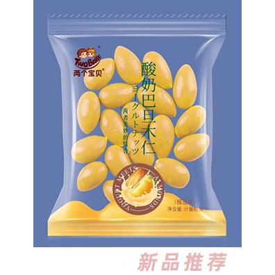 兩個(gè)寶貝酸奶巴旦木仁榴蓮味多種口味兒童小零食山楂開胃小零食招商代理