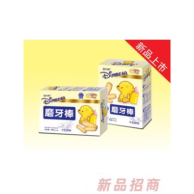 迪米熊磨牙棒牛奶原味香橙味小饅頭字母餅機(jī)能餅