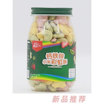 柯妮貝貝鈣鐵鋅小米彩虹酥-香蕉味+草莓味+奇異果味
