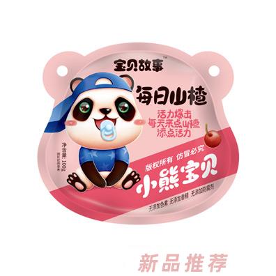 寶貝故事每日山楂粉袋黃帶藍(lán)帶兒童小零食開胃食品100g裝