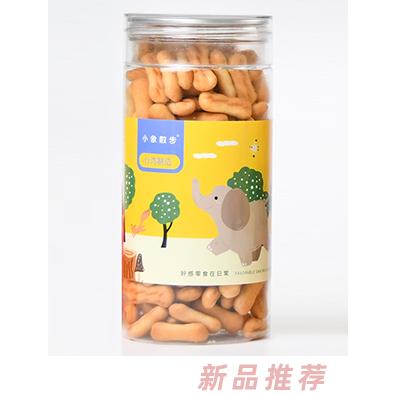 小象散步小小骨頭數(shù)字圓餅玉米造型餅干臺灣制造小零食