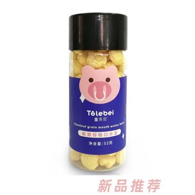 童樂(lè)貝板栗谷物口水豆焦糖口水芽香蔥原味兒童磨牙小零食