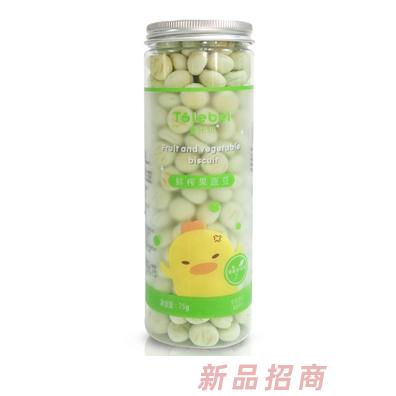 童樂(lè)貝鮮榨果蔬豆菠蘿青瓜草莓奶昔香橙胡蘿卜味溶豆豆