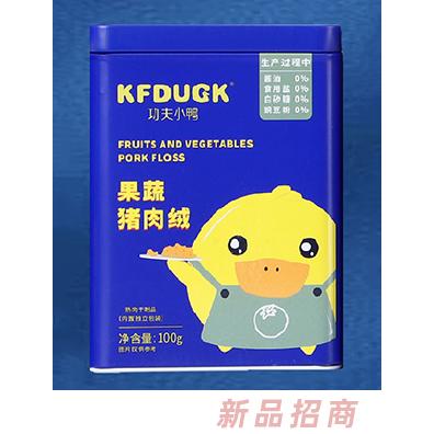 功夫小鴨果蔬豬金槍魚牛肉鱈魚豬肝豬肉肉絨營(yíng)養(yǎng)肉松100g