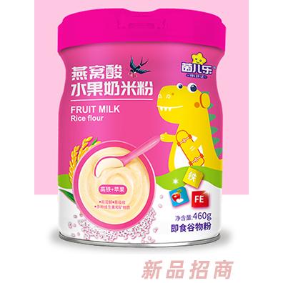 茵兒樂燕窩酸水果奶米粉 高鐵+蘋果