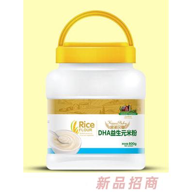 金諾貝嬰DHA益生元多維果蔬淮山薏米紅棗強(qiáng)化鈣鐵鋅米粉800g