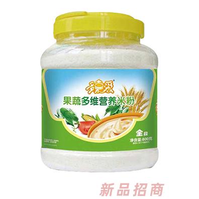 多嘉愛(ài)營(yíng)養(yǎng)米粉桶裝果蔬多維胡蘿卜淮山薏米鐵鋅鈣多種口味沖調(diào)米粉
