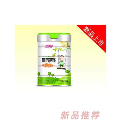 倍樂(lè)媽咪核桃蓮子鐵鋅鈣益生元嬰幼兒有機(jī)米營(yíng)養(yǎng)米粉聽(tīng)裝458g