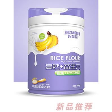 智贊臣高鋅益生菌香橙核桃高鐵+高鈣蘋(píng)果草莓+高鈣益生元香蕉DHA米粉460g