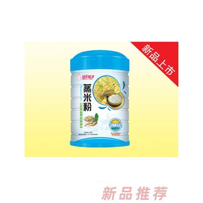 倍樂(lè)媽咪葛根蓮子胡蘿卜薏米鐵鋅鈣小米燕麥多種口味蒸米粉鐵聽458克