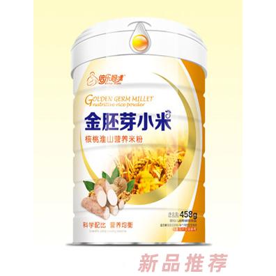 倍樂(lè)媽咪核桃淮山鐵鋅鈣五谷雜糧益生元金胚芽小米營(yíng)養(yǎng)米粉桶裝