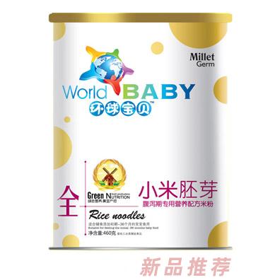環(huán)球寶貝腹瀉期專用小魚肉蔬菜米胚芽營養(yǎng)米粉紙聽460g輔食代理