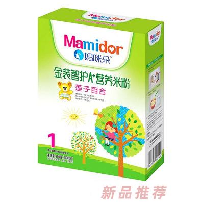 媽咪朵智護(hù)蓮子百合A大骨蔬菜A淮山薏米A益生元護(hù)腸A營(yíng)養(yǎng)米粉盒裝