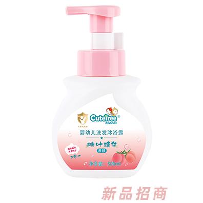 天使森林嬰幼兒洗發(fā)沐浴露（桃葉精華）300ml