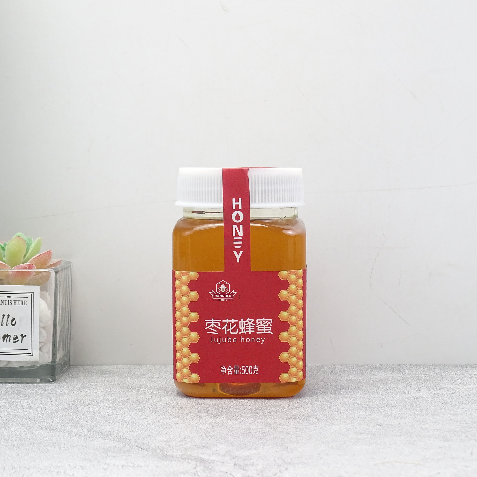 格瑞雅500g瓶裝棗花蜂蜜OEM代加工