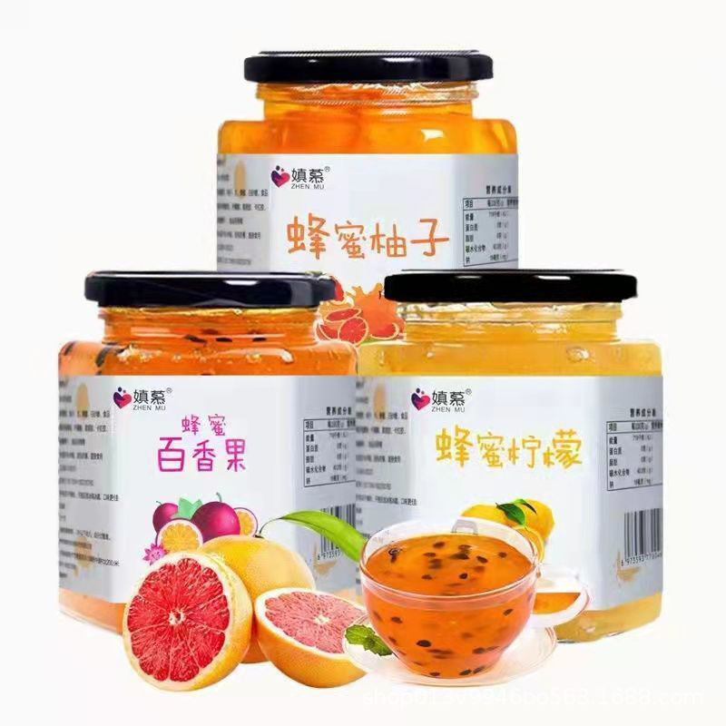 蜂蜜柚子百香果茶oem代加工