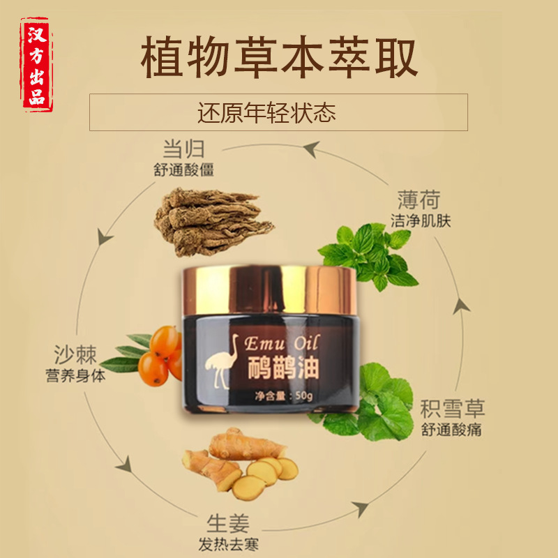 鴯鹋油正品澳洲原裝精油 痛滾滾發(fā)熱通經(jīng)絡(luò)骨按摩沙棘鴕鳥(niǎo)膏精油OEM代加工