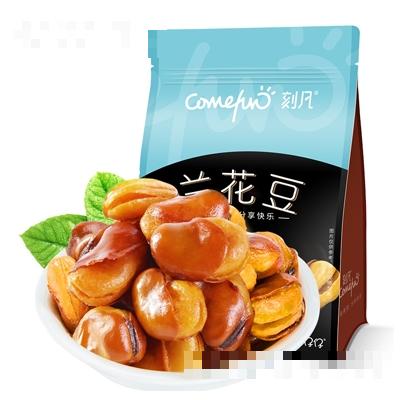 刻凡蘭花豆500g袋裝追劇小零食宿舍辦公休閑小吃零食