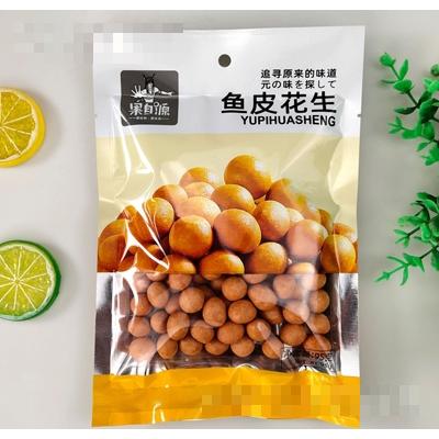 果自源85g魚皮花生炒貨零食