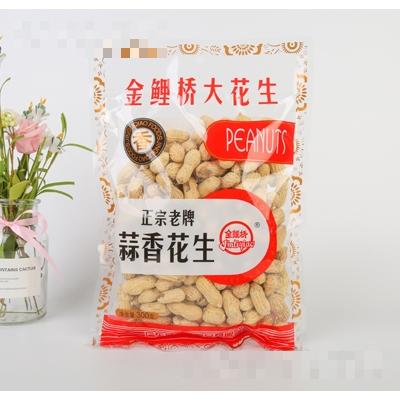 金鯉橋蒜香花生300g干果零食休閑食品招商代理