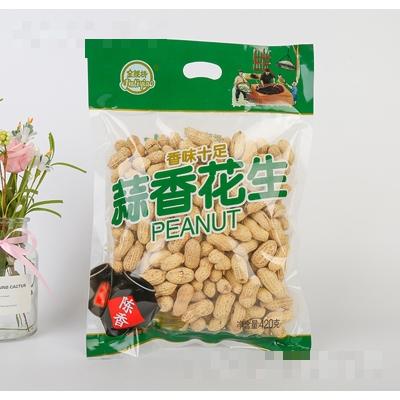 金鯉橋蒜香花生420g干果零食休閑食品招商代理