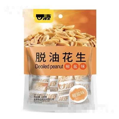 甘源脫油花生椒鹽味208g堅(jiān)果干果獨(dú)立包裝休閑零食