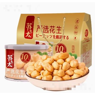 蘇太太江南炒貨禮盒嚴(yán)選花生6罐裝整箱零食新年送禮大禮包