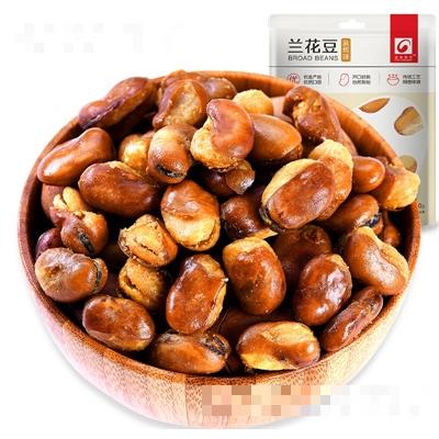 正光蘭花豆140g休閑零食堅(jiān)果炒貨牛肉味代理