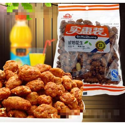 迪寶實(shí)惠裝琥珀花生休閑炒貨零食