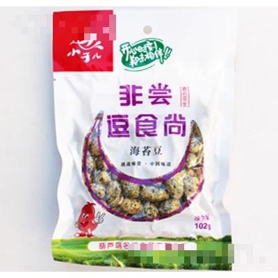 名門食品小于兒系列海苔豆規(guī)裹衣花生102克零食下酒香辣優(yōu)質(zhì)小吃