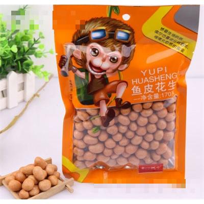 機靈猴魚皮花生170g休閑食品零食代理招商