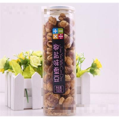 加減乘除易拉瓶椒鹽味蠶豆140g干果炒貨零食招商批發(fā)