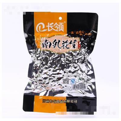 長(zhǎng)領(lǐng)南乳花生五香味500g背面包裝休閑零食招商代理