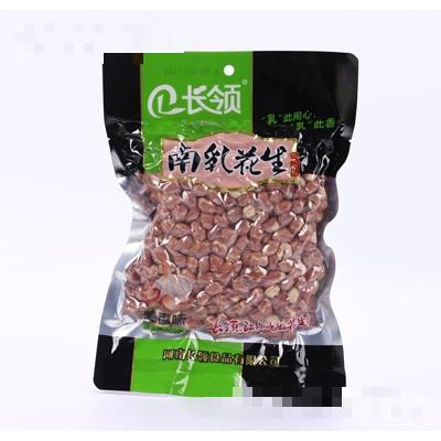 長(zhǎng)領(lǐng)南乳花生蒜香味500g正面包裝休閑零食招商代理