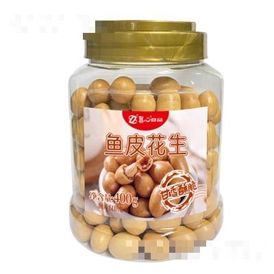 真心魚皮花生（罐裝）干果堅(jiān)果零食